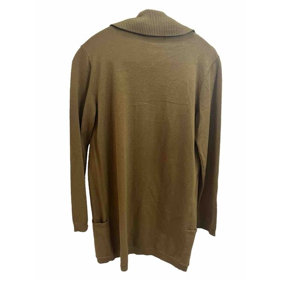 Hayden Park New York Cardigan Sweater, Olive, Size M, New - Picture 3 of 5